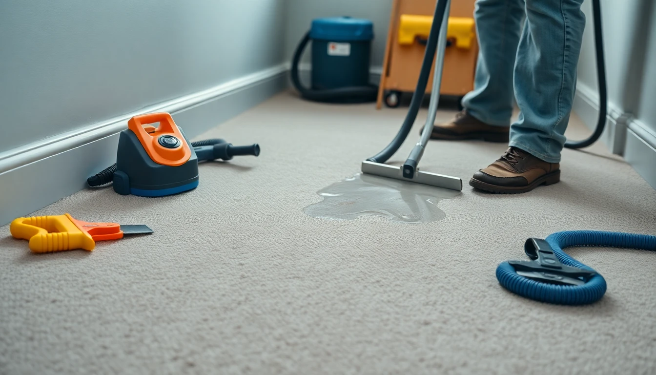 Wet Carpet Water Removal